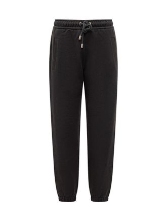 Lanvin Black Tapered Joggers Pants