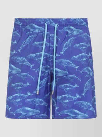 Vilebrequin mahina whales swim shorts back pocket