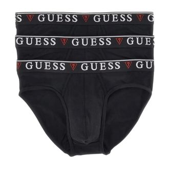 Guess Pack de 3 slips de mezcla de algod&oacute;n - Underwear - Hombre - Negro - L