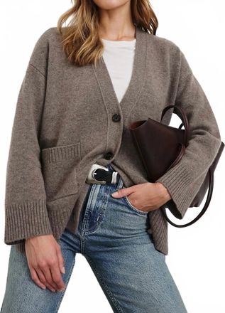 Rails Perry Oversized Cardigan In Mink