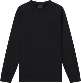 Lyle & Scott Uniseks Sweatshirt met tonaal adelaarslogo voor volwassenen (Marineblauw)