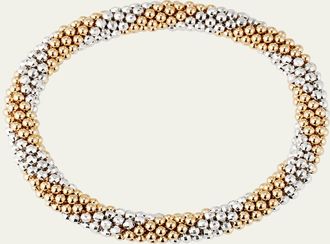 Meredith Frederick Elsie D 14k and Silver Bead Bracelet