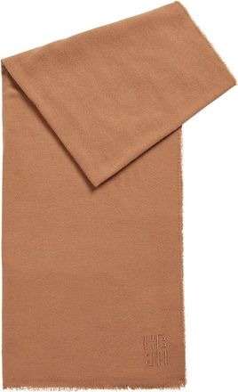 HUGO BOSS Womens Accessories Oblong Scarf in Pastel Brown - One Size