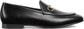 Gucci Jordaan Loafer - Dames - Loafers - Zwart - 39 EU - Leer - Schoenen