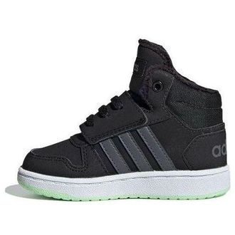adidas (TD) adidas Hoops Mid 2.0 Black White Green EE6711