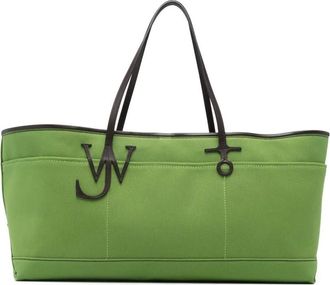 J.W.Anderson logo tote bag - Groen