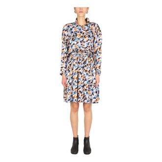 Kenzo Shirt Dresses, female, Multicolor, Size: 2XS Blurred Flowers Dress