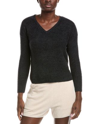 Barefoot Dreams Cozychic Lite Diamond Pointelle Pullover
