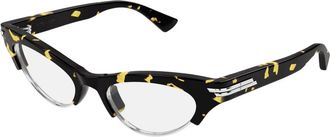Bottega Veneta Angle Cat Eye Sunglasses - unisex - Bottega Veneta - Glasses - Brown - 52 MM - Accessories