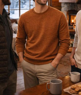 Sol Angeles Linden Ember Pullover In Brown