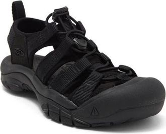 Keen Newport H2 Sandal in Triple Black at Nordstrom, Size 6.5