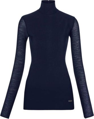 Ferragamo Long-Sleeved Turtleneck Top, Size X-Large