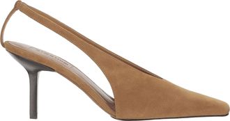 ARMARIUM Brown Suede Slingbacks