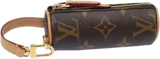 Louis Vuitton Pre-owned Accessories, female, Brown, Size: ONE SIZE Pre-owned Canvas Key-holder