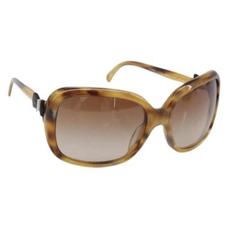 Chanel Occhiali da sole in plastica Pre-owned - - Pre-owned - Donna - Marrone - ONE SIZE