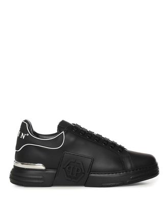 Philipp Plein Phantom Kick$ Leather Sneaker