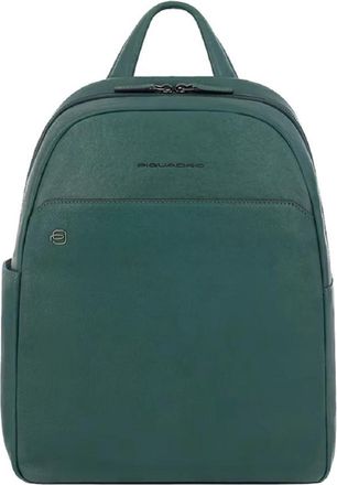 Piquadro Backpacks, male, Green, ONE SIZE, Small Laptop Backpack with iPad Compartment