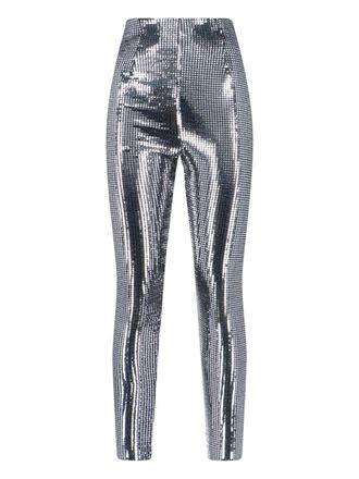 Maison Margiela Metallic Sequin Pants - Silver