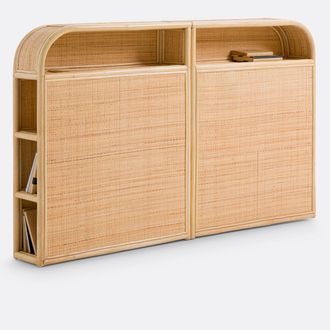 La Redoute Interieurs Hoofdbord in rotan met opberging, Ladara