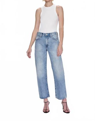 Pistola Denim Lexi Mid Rise Bowed Straight Jean In Bowie