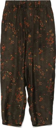 Uma Wang Pantaloni Pigiama - Marrone