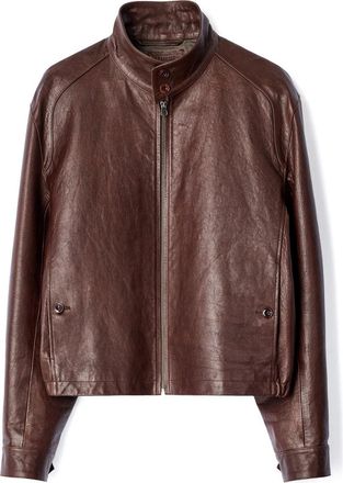 Christophe Lemaire Leather Harrington Blouson