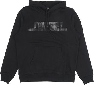 Diesel Hoodie - Heren - Hoodies - Zwart - XL - Katoen - Hoodies & sweatvesten