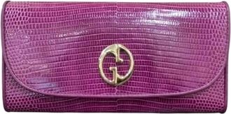 Gucci Pre-owned Portafoglio lungo (a libro) - - Pre-owned - Donna - Viola - ONE SIZE