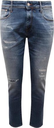Cycle Vintage Skinny Broek - Heren - Slim Fit Jeans - Blauw - W30 - Katoen - Jeans