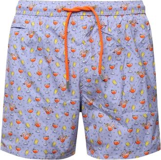 MC2 Saint Barth Zwemshort met elastische tailleband - Heren - Strandmode - Veelkleurig - 2XL - Katoen - Badmode