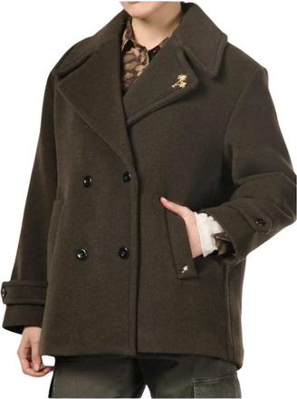 Mason's Leonie Peacoat - Dames - Mantel - Bruin - M - Wol - Jassen