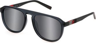 Fila SFI528 Polarized 3GUP Mens Sunglasses Grey Size 56