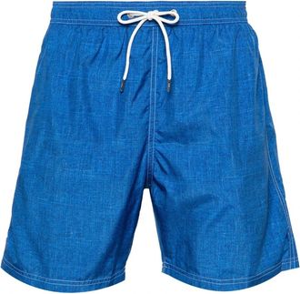 Paul & Shark Polyester Zwemkleding met Zijzakken - Heren - Strandmode - Blauw - S - Polyester - Badmode