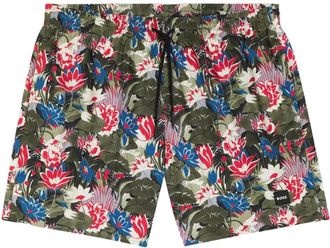 HUGO BOSS Piranha Zwemshorts - Heren - Strandmode - Veelkleurig - L - Polyester - Badmode
