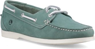 Sperry Top-Sider Balboa 2 Eye Boat Nubuck Womens Green Shoes - Size UK 8