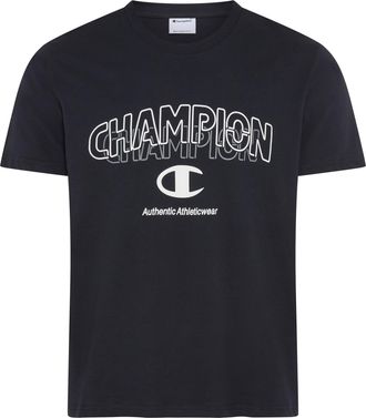 Champion T-Shirt CHAMPION Graphic Tee, Herren, Gr. XXL, nny, Obermaterial: 100% Baumwolle, normal, Rundhals, Shirts T-Shirt, sportliche Passform, Kurzarm, Rund