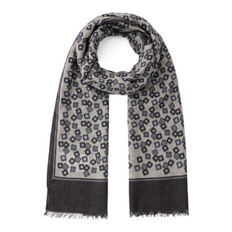 Altea Bufanda de mezcla de lana con estampado - Accessories - Hombre - Multicolor - ONE SIZE