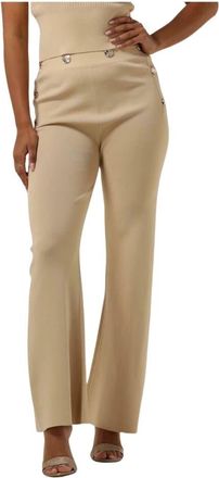 Silvian Heach Flared Broek - Dames - Wijde Broeken - Beige - S - Broeken