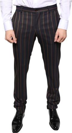 Dolce & Gabbana Suit Broeken - Heren - Nette broeken - Bruin - M - Wol - Broeken