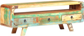 vidaXL Vidaxl - Mueble Para Tv De Madera Maciza Reciclada 117x30x41 Cm