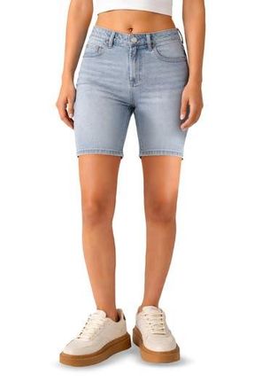 Madden Girl Denim Bermuda Shorts in Medium Wash at Nordstrom Rack, Size 13