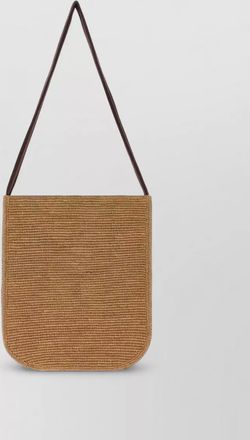 The Row raffia shoulder bag