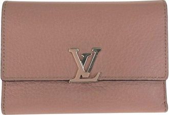 Louis Vuitton Capucines Compact Wallet Pink (Authentic Pre-Loved)