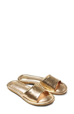 beek Songlark Slide Sandal in Gold at Nordstrom, Size 10