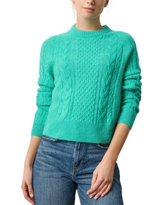 Lilla P Mixed Stitch Alpaca & Wool-Blend Pullover