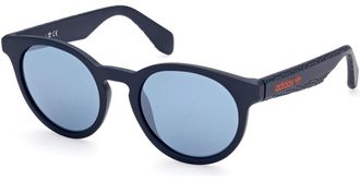 adidas OR0056 92X Mens Sunglasses Blue Size 52