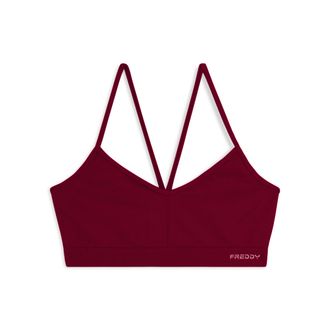 Freddy Top sportivo seamless con spalline incrociate
