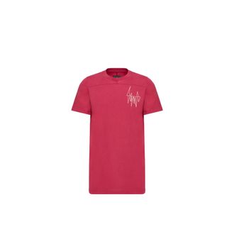 Rick Owens Moncler Girder Cotton T-shirt, Unisex, Red, Size: Xs