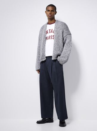 Le 31 Mens Pleated wide-leg chinos Imported from Seoul