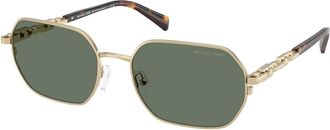 Michael Kors MK1165 SAINT MARTIN 10143H Mens Sunglasses Gold Size 57